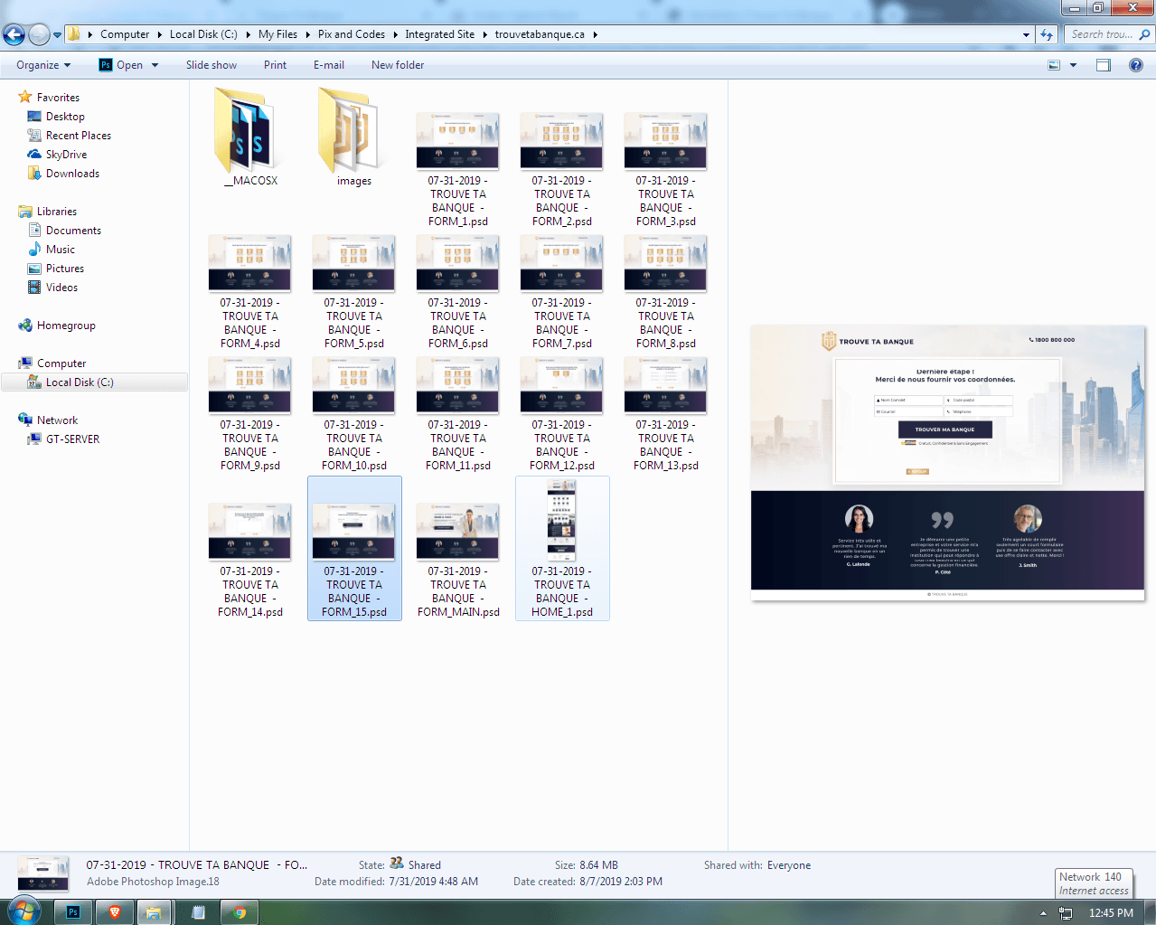 Trouve Ta Banque | PSD to WordPress screenshot 6
