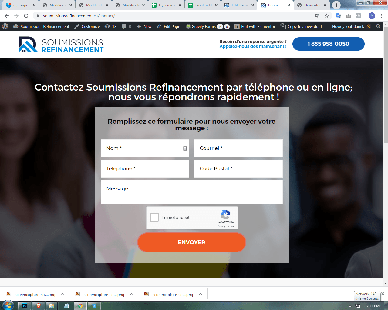 Soumissions Refinancement | PSD to WordPress with Genesis & Elementor screenshot 2