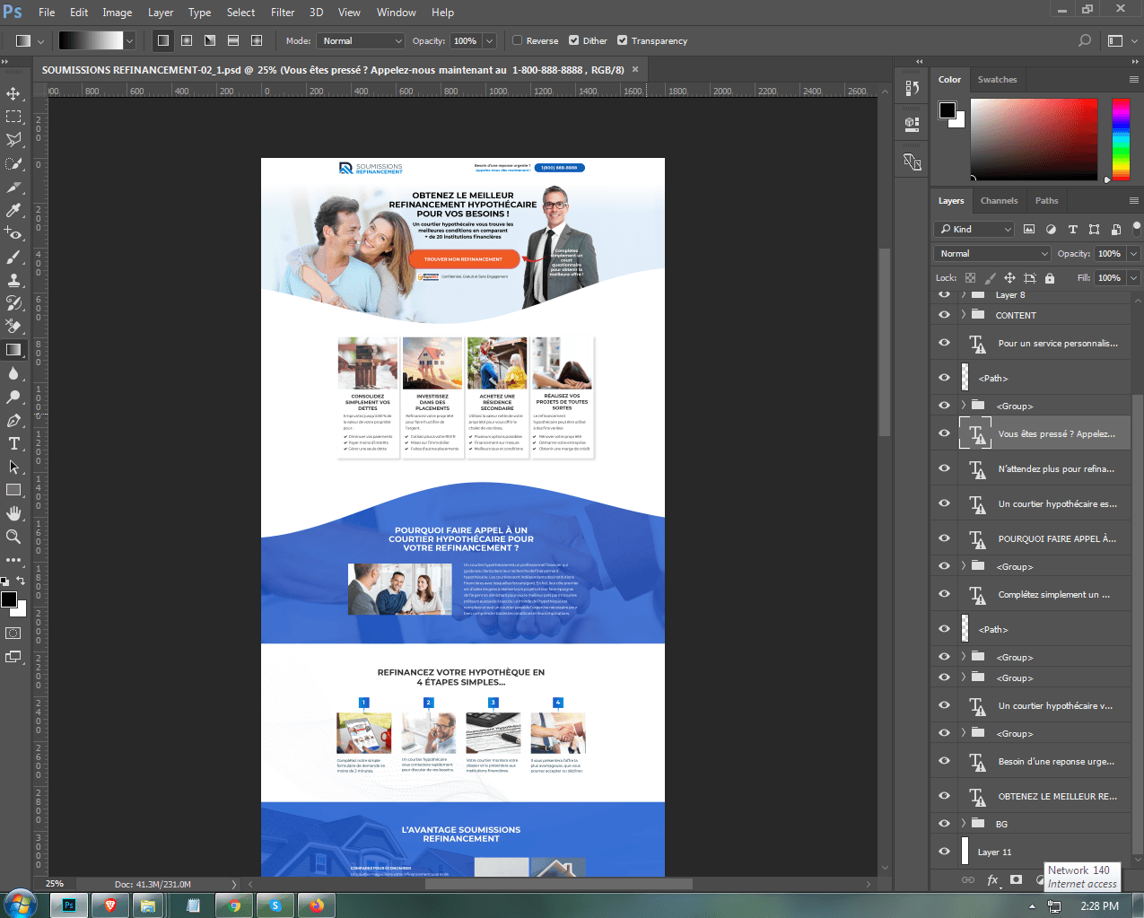 Soumissions Refinancement | PSD to WordPress with Genesis & Elementor screenshot 5
