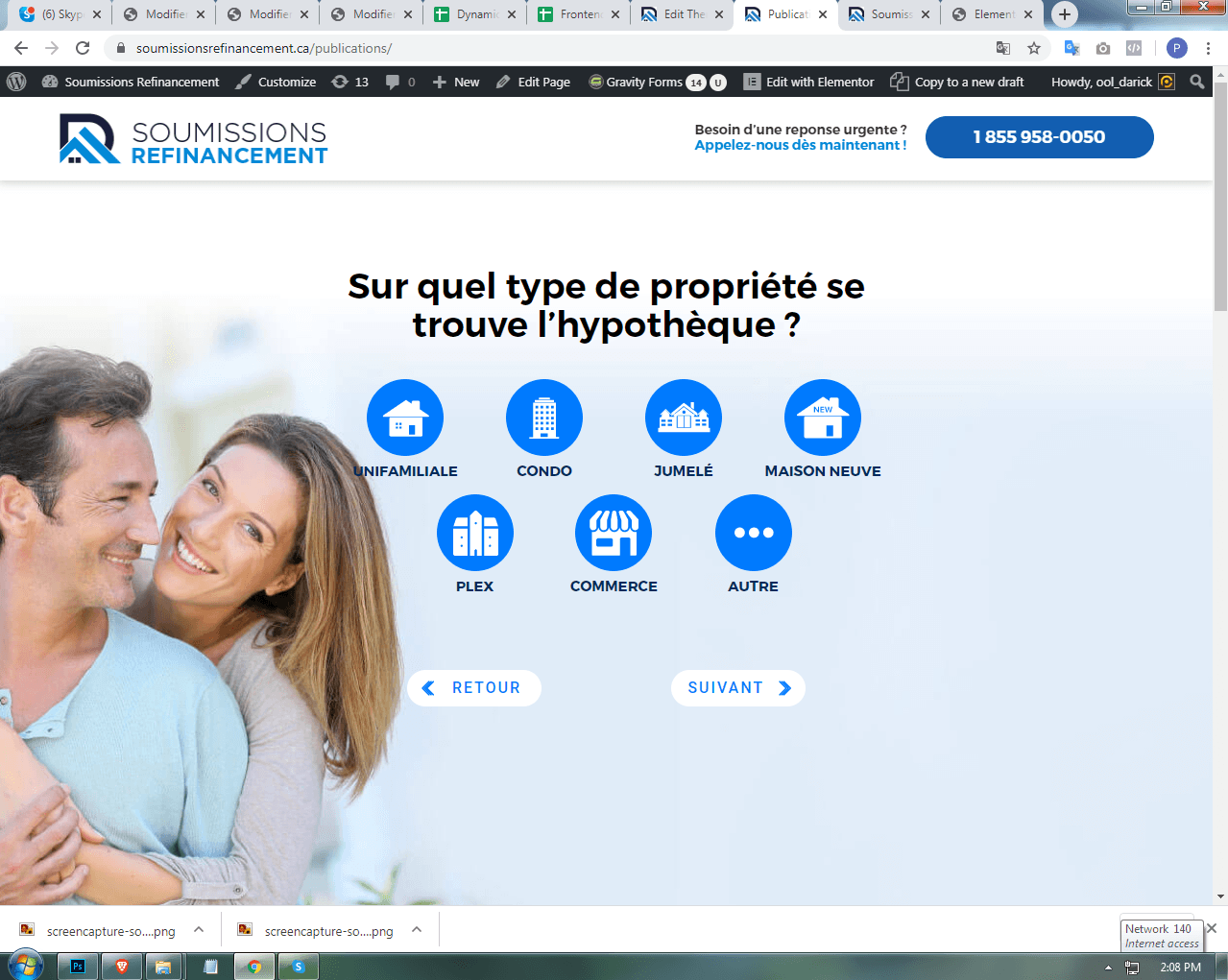 Soumissions Refinancement | PSD to WordPress with Genesis & Elementor screenshot 3