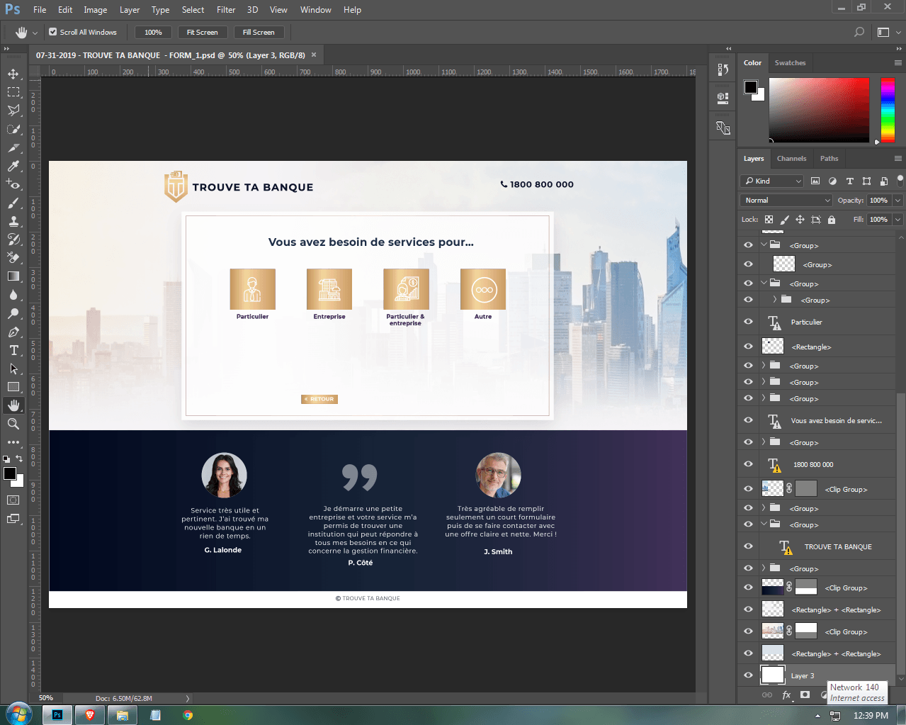 Trouve Ta Banque | PSD to WordPress screenshot 5