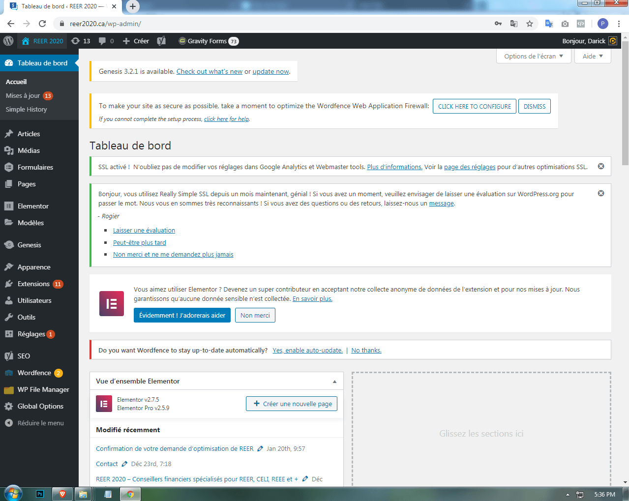 REER 2020 | Genesis & Elementor WordPress Development screenshot 3