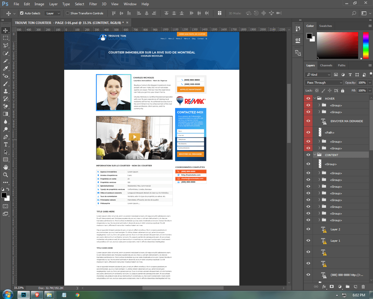 Trouve Ton Courtier | Custom WordPress Theme Development screenshot 3