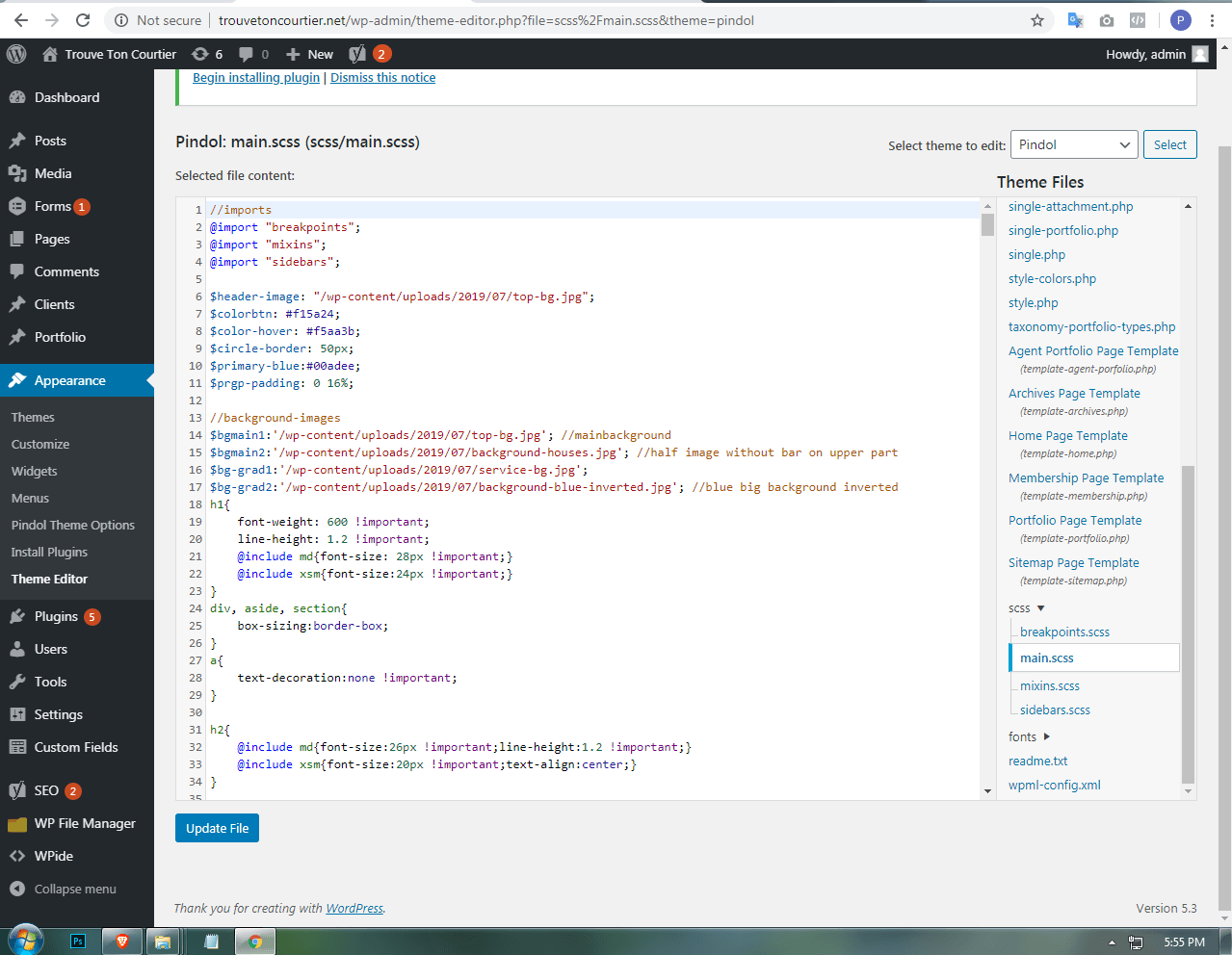 Trouve Ton Courtier | Custom WordPress Theme Development screenshot 5