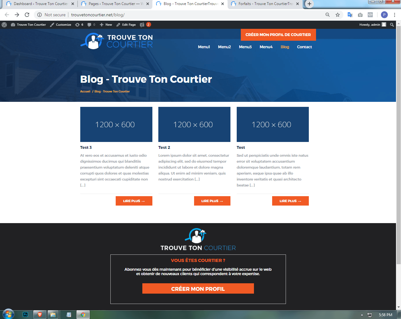 Trouve Ton Courtier | Custom WordPress Theme Development screenshot 7